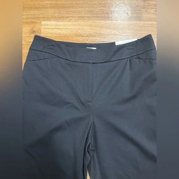 NWT Chico’s black slim fit pants dress, casual, work pants size 8 - Picture 2 of 11